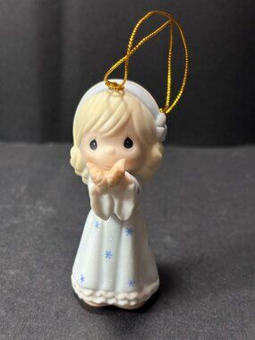 Precious Moments Porcelain Ornament Guide Us To Thy Perfect Light Limited Run 06